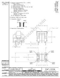 CMF-0056 Datasheet Cover