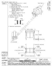 CMF-2100 Datasheet Cover