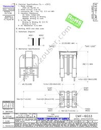 CMF-6033 Datasheet Cover