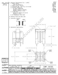 CMF-6100 Datasheet Cover