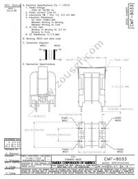 CMF-8033 Datasheet Cover