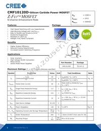 CMF10120D Datasheet Cover