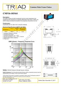 CMF16-103161-B Datasheet Cover