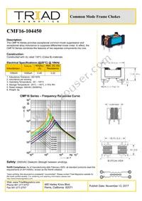 CMF16-104450-B Datasheet Cover