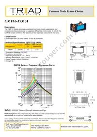 CMF16-153131-B Datasheet Cover