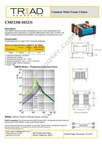 CMF23H-103231-B Datasheet Cover