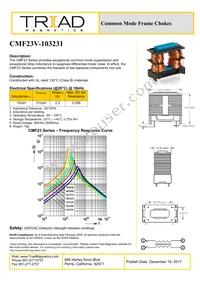 CMF23V-103231-B Datasheet Cover