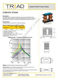 CMF23V-273141-B Datasheet Cover