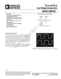 CMP402GS-REEL Datasheet Cover