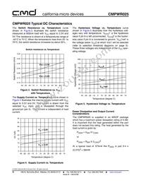 CMPWR025R Datasheet Page 6