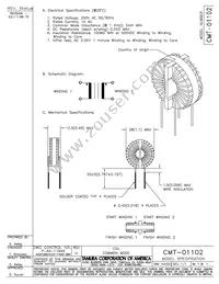 CMT-01102/17423002010Z Datasheet Cover