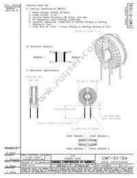 CMT-01104/17423002180Z Datasheet Cover