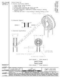 CMT-02105 Datasheet Cover