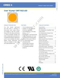 CMT1922-0000-00PN0U0A40G Datasheet Cover