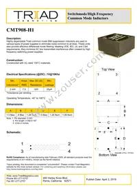 CMT908-H1-B Datasheet Cover