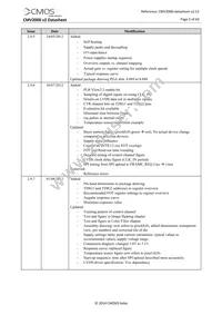 CMV2000-2E5M1LP Datasheet Page 3