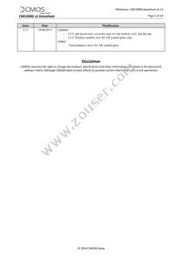 CMV2000-2E5M1LP Datasheet Page 5