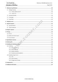 CMV2000-2E5M1LP Datasheet Page 8