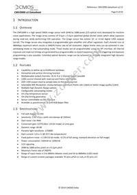 CMV2000-2E5M1LP Datasheet Page 9