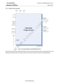 CMV4000-2E5M1LP Datasheet Page 10