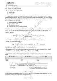 CMV4000-2E5M1LP Datasheet Page 17