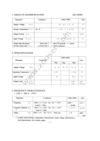 CMX309FLC16.257MTR Datasheet Page 3