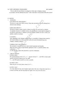 CMX309FLC16.257MTR Datasheet Page 9