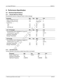 CMX631AD4 Datasheet Page 11