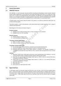 CMX7261L9 Datasheet Page 21
