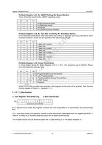 CMX865AE4-REEL Datasheet Page 23