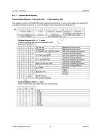 CMX867AD2 Datasheet Page 22
