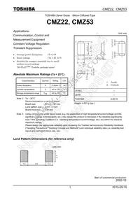 CMZ22(TE12L Datasheet Cover