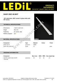 CN16787_DAISY-28X1-W-WHT Datasheet Cover