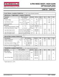 CNW139S Datasheet Page 2