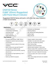 CNX722C40005B Datasheet Cover