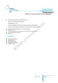 CNY17-2S-TA1 Datasheet Page 3