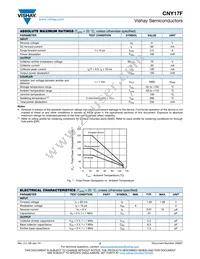CNY17F-1X017T Datasheet Page 2