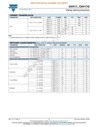 CNY17G-1 Datasheet Page 3