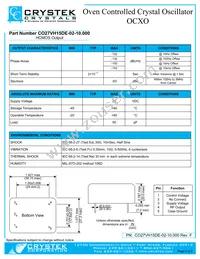 CO27VH15DE-02-10.000 Datasheet Page 2