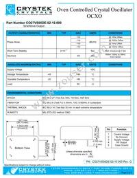 CO27VS05DE-02-10.000 Datasheet Page 2