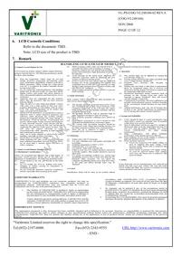 COG-248160-02 Datasheet Page 12