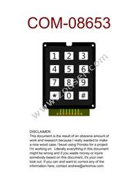 COM-08653 Datasheet Cover