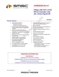 COM20020ILJP Datasheet Cover