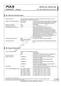 CP10.121 Datasheet Page 17