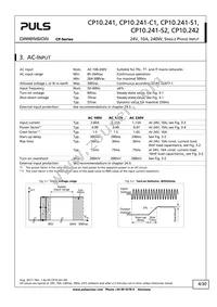 CP10.241-S1 Datasheet Page 4