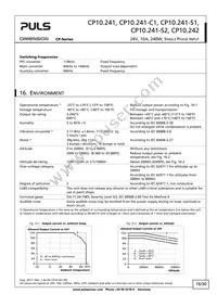 CP10.241-S1 Datasheet Page 16