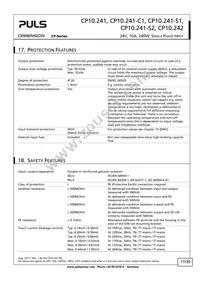 CP10.241-S1 Datasheet Page 17