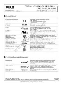 CP10.241-S1 Datasheet Page 19