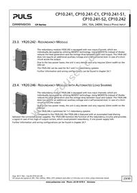 CP10.241-S1 Datasheet Page 23