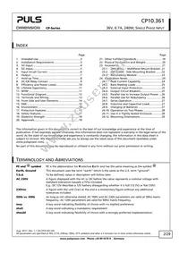 CP10.361 Datasheet Page 2